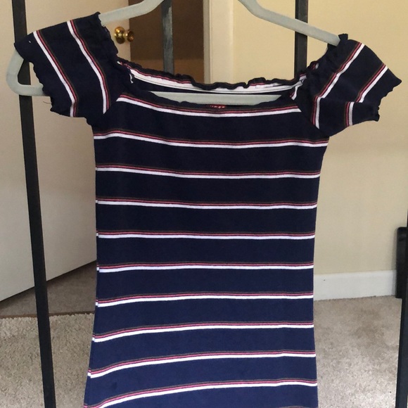 Guess Bodycon Striped Mini Dress - Picture 2 of 4
